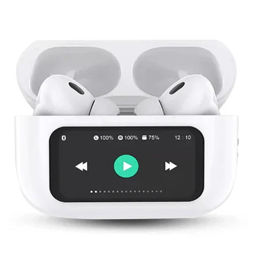 A9 Pro Earbuds Anc/enc Dauble Dark Tuch Screen Display Noise Reduction Wireless Earbuds - Favelane