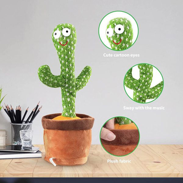 Dancing, Talking Cactus | Tree Cactus Plush Toy - Favelane