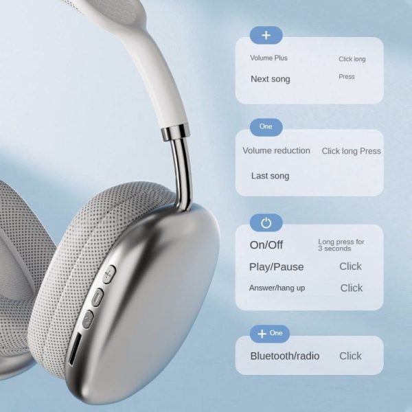 P9 Wireless Bluetooth Headphones Adjustable - Favelane