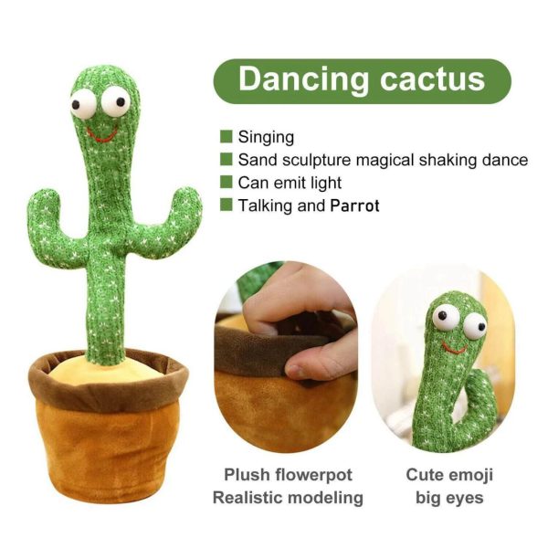 Dancing, Talking Cactus | Tree Cactus Plush Toy - Favelane