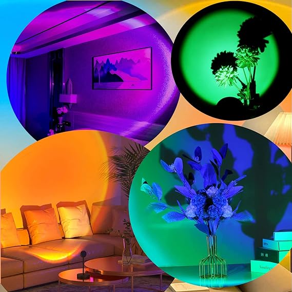 Sunset Lamp Multi Color With Remote - Favelane