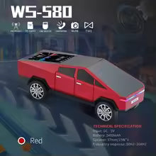 Cybertruck Wireless Blue-tooth Speaker Sound Bass Woofer Hi-fi Music - Favelane