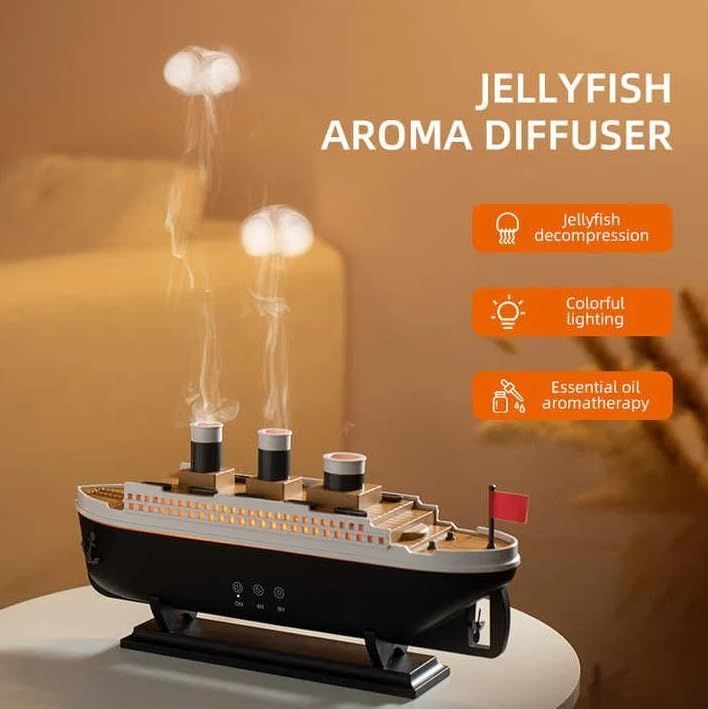 Titanic Steam Ship  Diffuser for Home - Favelane